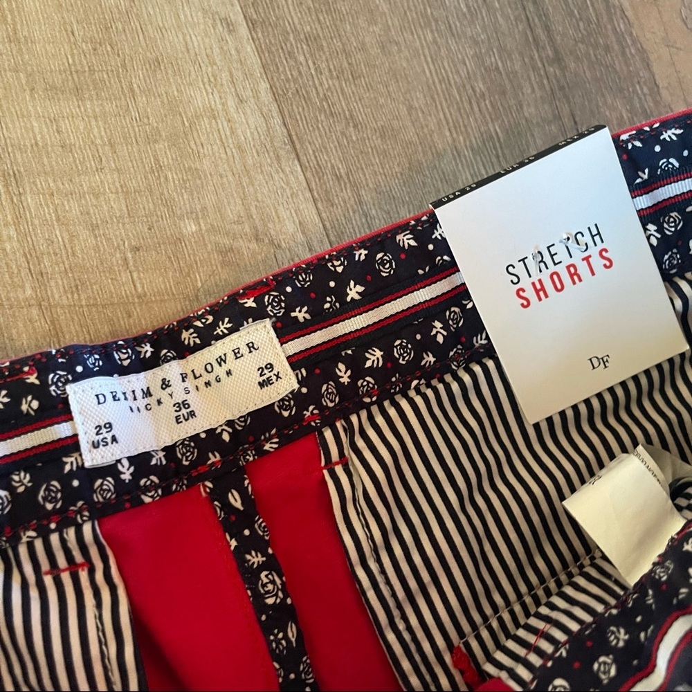NWT Denim & Flower Patriotic Uncle Sam Shorts - Picture 3 of 7